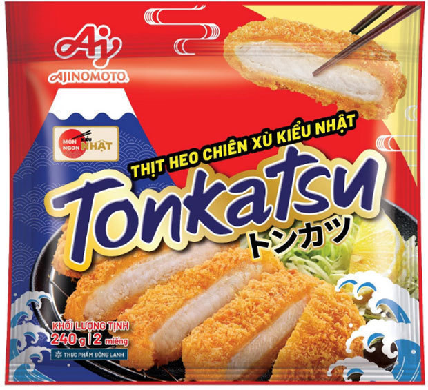 味の素ベトナムは冷凍のトンカツを販売開始した（同社提供）
