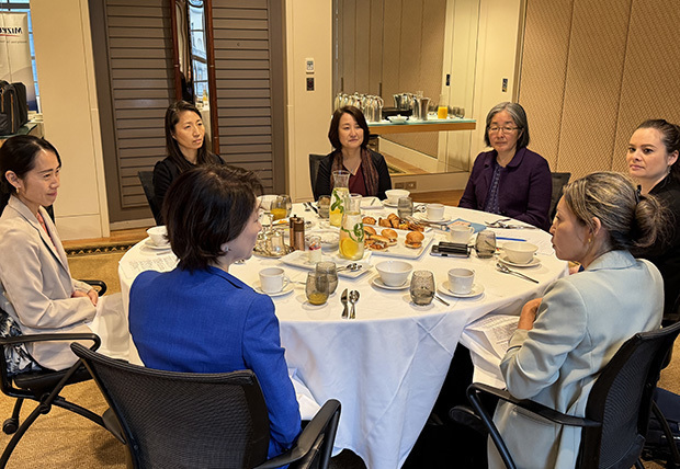 女性ならではのリーダシップのあり方などについても活発な議論が行われた