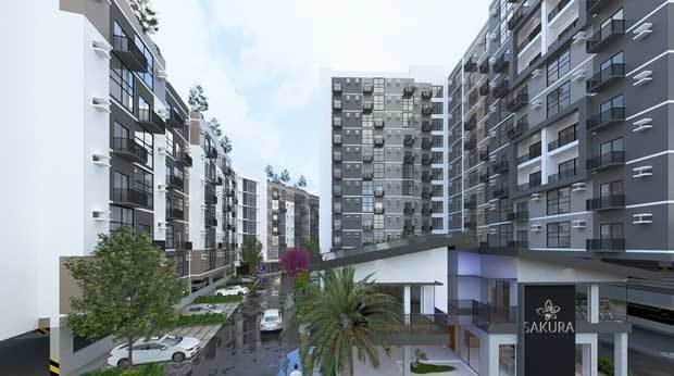 「サクラ・レジデンシズ」のイメージパース（阪急阪神不動産提供）