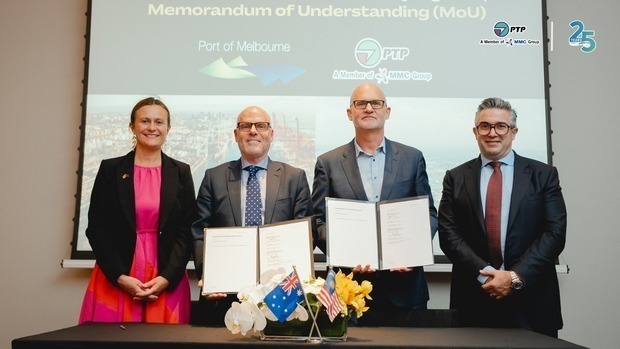 タンジュンプルパス港（ＰＴＰ）はオーストラリアのメルボルン港と環境に優しく持続可能な港湾運営に向けた覚書を締結した（タンジュンプルパス港の公式フェイスブックより）