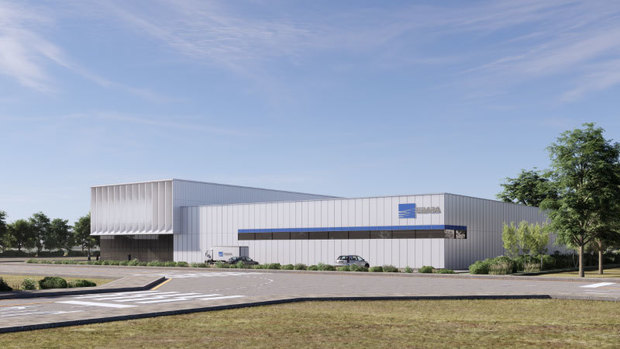 韓国新工場の完成予想イメージ（荏原製作所提供）