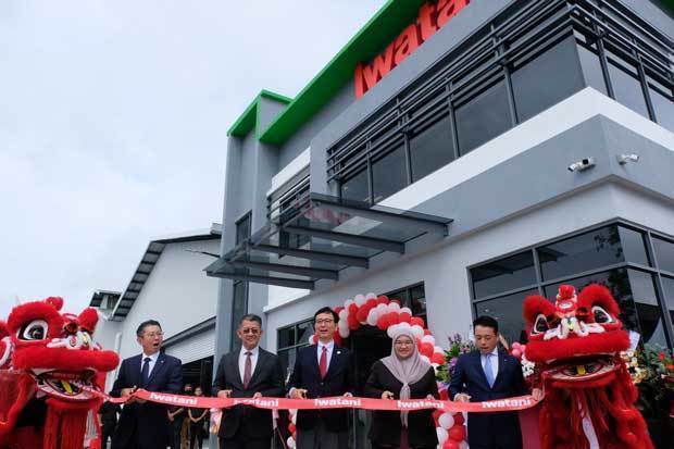 マレーシア岩谷は新ガスセンターを開所した＝21日、スランゴール州（ＮＮＡ撮影）