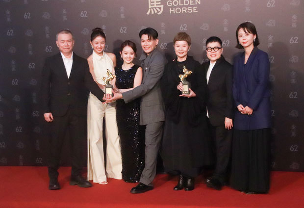 「白色テロ」の時代の庶民の様子を少女の目線で描く「大濛」が作品賞など４部門を受賞した＝22 日、台北（ＮＮＡ撮影）