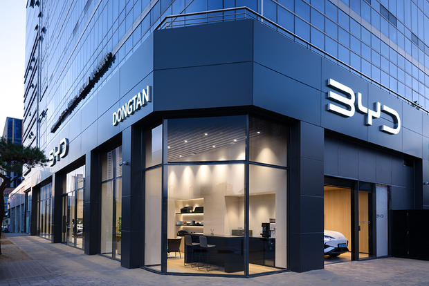 ＢＹＤコリアが東灘新都市に開設したショールーム（同社提供）