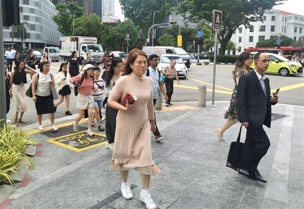 人材開発省が発表した2025年７～９月期の雇用統計（改定値）で、人員整理対象者数が前四半期から４％増の3,670人となったことが分かった＝シンガポール中心部（ＮＮＡ撮影）