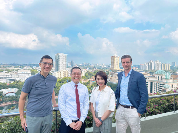 サンウエー・イノベーション・ラボ（ｉＬＡＢＳ）は阿里巴巴集団（アリババグループ）傘下のベンチャーキャピタル（ＶＣ）とＡＩ関連スタートアップのエコシステム強化で提携した（サンウエー提供）