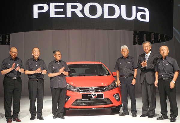 マレーシアの国民車メーカー・プロドゥアは11月、新型マイヴィを市場投入した＝プトラジャヤ（ＮＮＡ撮影）
