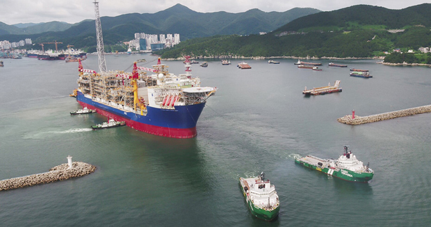 日本政府は、大宇造船海洋への韓国政府の支援が、ＷＴＯ違反に当たると判断し、提訴に至った（大宇造船海洋提供）
