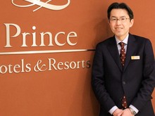 プリンスホテルの海外事業部長を務める赤松執行役員＝東京（ＮＮＡ撮影）