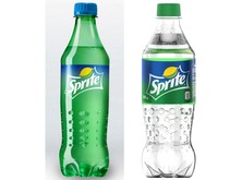 コカ・コーラは東南アジアで販売するスプライトのペットボトルを緑色から透明に切り替える（同社提供）