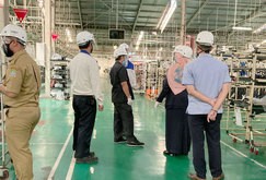 ＳＩＭは24日から、ブカシ県タンブンの第１工場の稼働率を５割に引き下げた（同社提供）