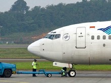 コロナ禍で航空旅客が急減し、ガルーダ航空は１～３月期に赤字に転落した（アンタラ通信）