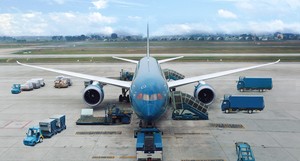 ベトナム航空は今月18日、同国から日本への国際定期航空路線を片道で再開する（同社提供）