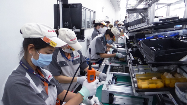 富士ゼロックスのハイフォン工場は、稼働から７年ほどでプリンター生産の多くを担うまでに成長した（同社提供）