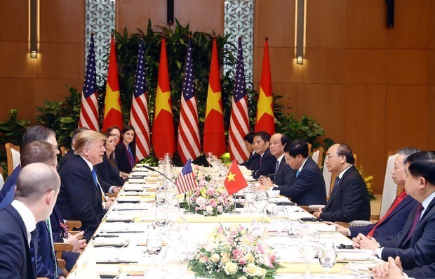 米国はベトナムに対し、対米貿易黒字の削減に向けて圧力をかけ続ける＝2019年２月、ハノイ（ＶＮＡ＝ＮＮＡ）