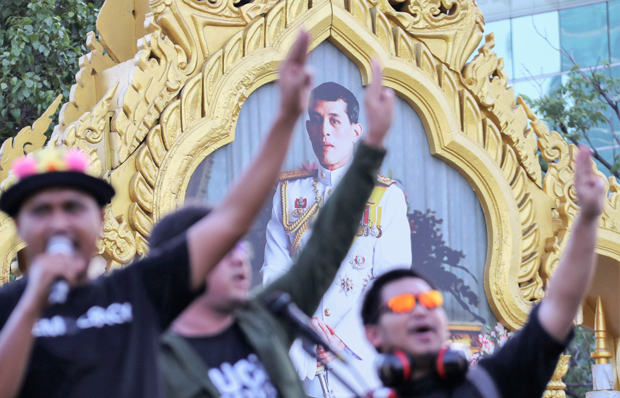学生主導の反体制派がこれまでタブー視されてきた王室改革を公然と要求するようになったことは、タイ社会に大きな衝撃を与えた＝タイ・バンコク（ＮＮＡ撮影）