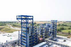 米モノリスの水素製造施設（ＳＫ提供）