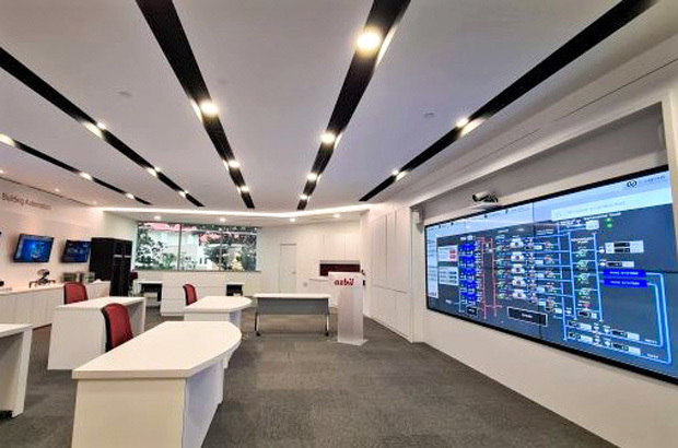 アズビルがシンガポールに持つショールームでは、ＩＢＭＳ向けの新デジタルソリューションなどを展示する予定だ（同社提供）