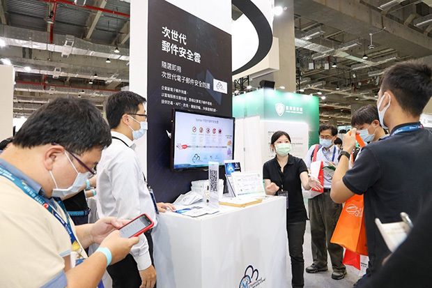 ５月に2021年台湾資安大会（CYBERSEC）が開催され、精誠資訊も参加した＝台北（同社提供）