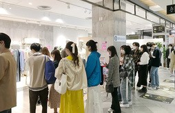 日本の若者から関心を集めたポップアップストア（ＢＲＡＮＤＩ提供）