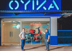 オイカ（Oyika）はこのほど、インドネシア市場で電動バイクを発売した（オイカ・インドネシア提供）