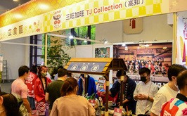 台湾美食展の日本美食館には大勢の来場者が訪れていた＝５日、台北（ＮＮＡ撮影）
