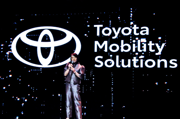トヨタ自動車は移動ソリューションの新会社を立ち上げた＝８月、マニラ首都圏タギッグ市（ＮＮＡ撮影）