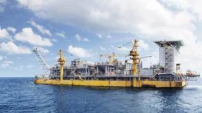 インドネシア深海開発（ＩＤＤ）プロジェクトの浮体式生産設備（シェブロン・インドネシアのホームページより）