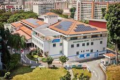シンガポールのグラブとセムコープは、脱炭素化の取り組みとして病院に太陽光パネルを設置した（グラブ提供）