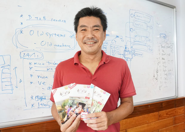 月間15万ＰＶのウェブサイト「ホーチミン観光情報ガイド」を運営する杉本佳之さん