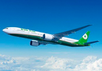 台湾航空大手２社の2023年３月の売上高は２桁増収だった（長栄航空のホームページより）