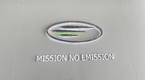 タイ初の国産ＥＶブランド「ＭＩＮＥ」は「Mission No Emission」の略称（ＮＲＩ提供）