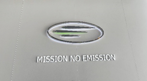 タイ初の国産ＥＶブランド「ＭＩＮＥ」は「Mission No Emission」の略称（ＮＲＩ提供）