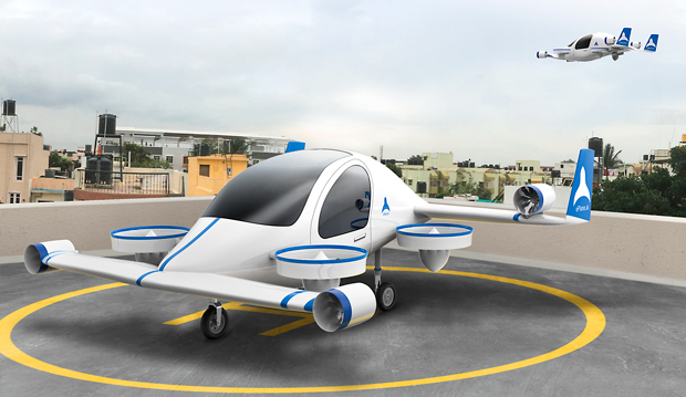 イープレーン・カンパニーが開発中の空飛ぶクルマ「ePlane e200」のイメージ（同社提供）