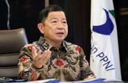 国家開発庁のスハルソ長官は、新首都の名称が「ヌサンタラ」になると発表＝インドネシア（アンタラ通信）