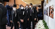 安倍晋三元首相の国葬に参列したインドネシアのマアルフ・アミン副大統領＝27日、東京（内閣官房提供）